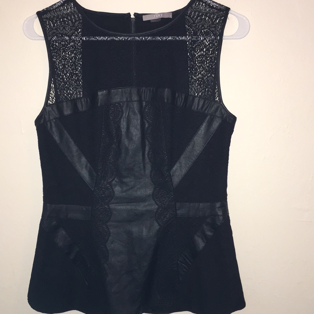 TART Leather & Lace Top 🎀